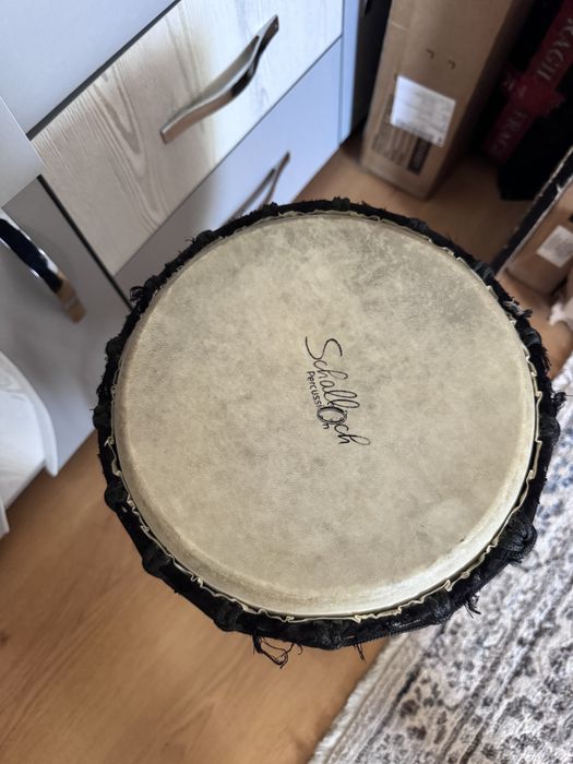 Tobă Africană Djembe Profesională Schalloch Percussion - Piele Naturală