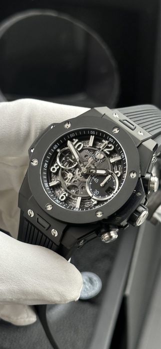 Луксозен Автоматичен Часовник Hublot Big Bang Unico Black Magic 42mm, 1280 Movement