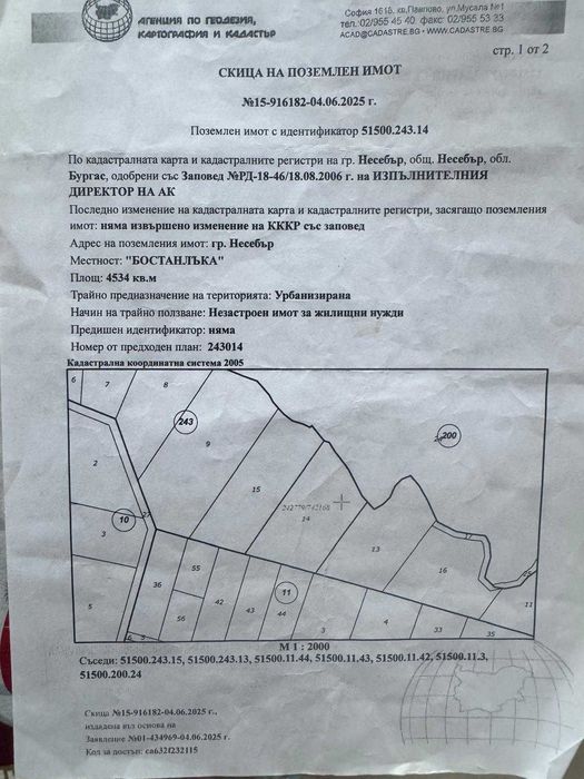 Продава се Земеделски имот в с. Кошарица, Област Бургас -  кв.м за 29325 €/дка - Снимка #4