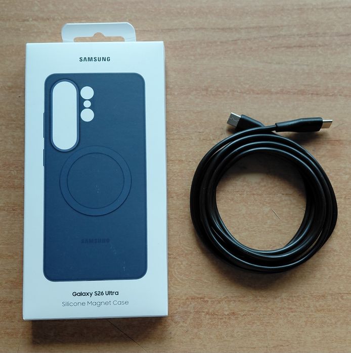 Husa originala MagSaffe  Samsung S26 Ultra,cu folie Titan Glass!