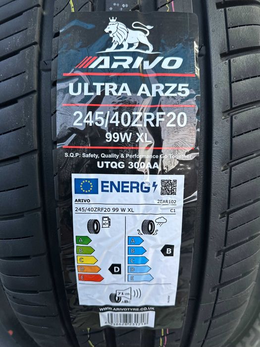 Нови летни гуми ARIVO ULTRA ARZ5 245/40R20 99W XL RUN FLAT НОВ DOT