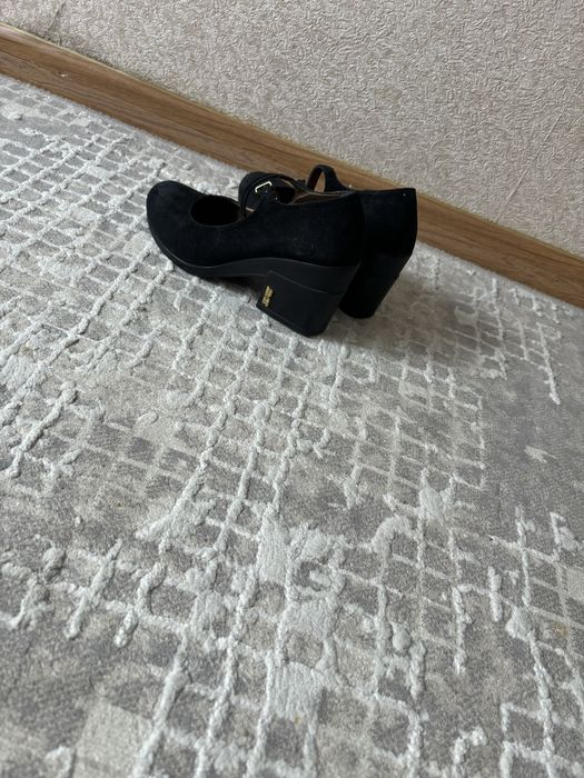 Туфли натуральная замша