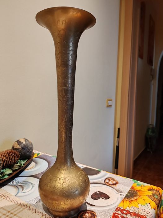 Vază India cu gravură