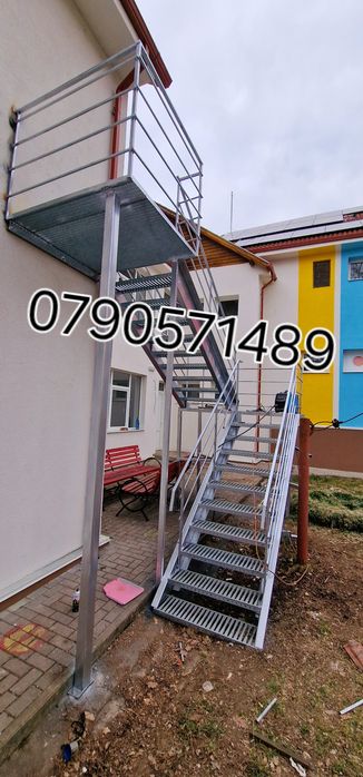 Scari de exterior zincate galvanizate