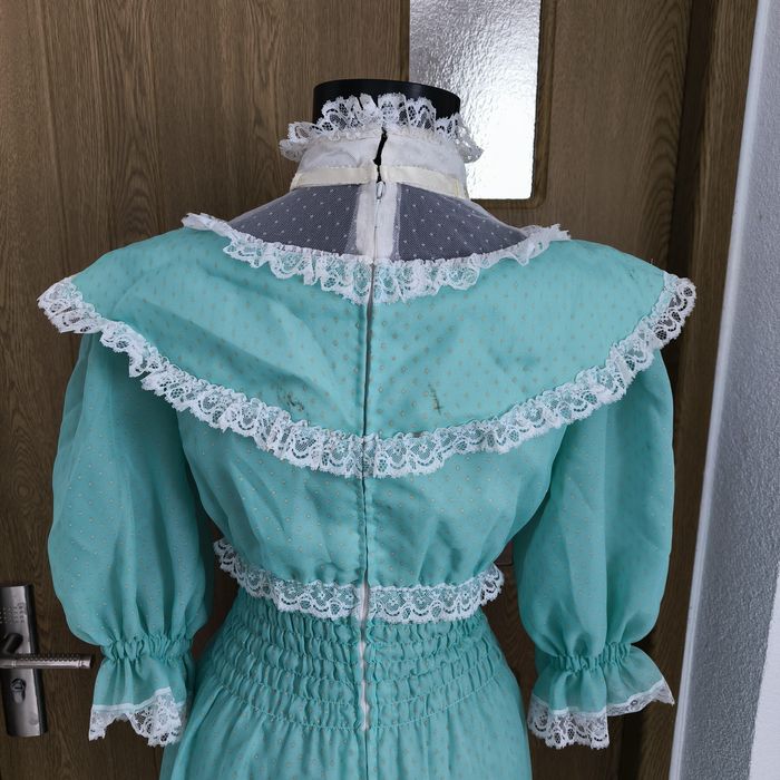 Rochie vintage verde deschis