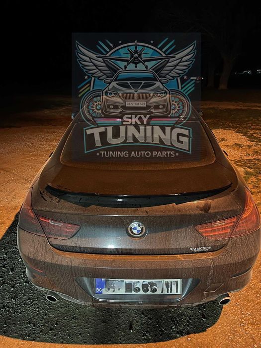 бмв ф06 спойлер за багажник м4 / bmw f06 grandcoupe spoiler m4