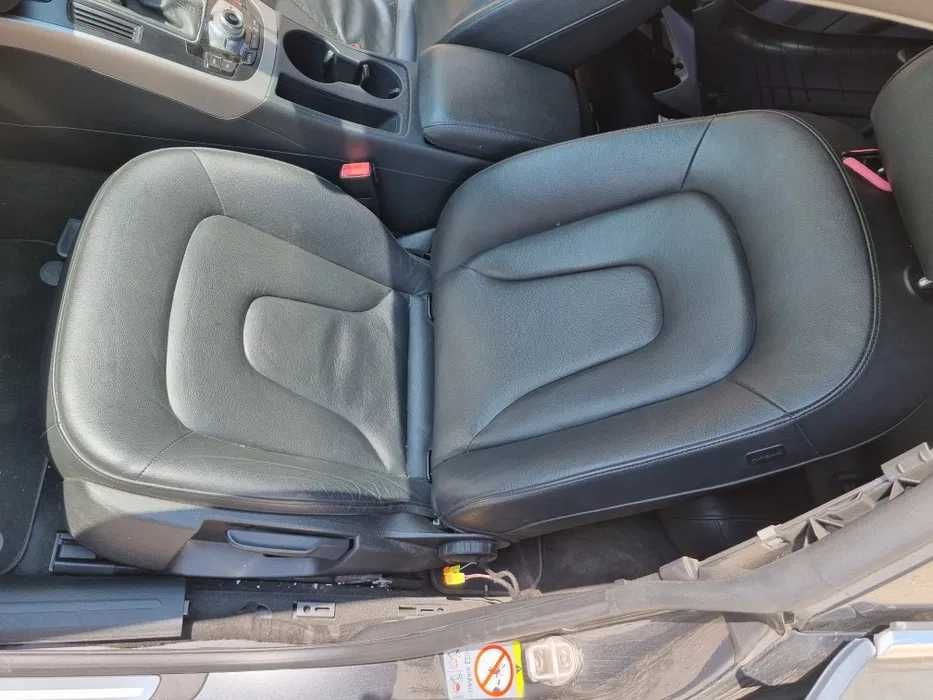 Interior scaune piele neagra Audi a5 8t cu incalzire