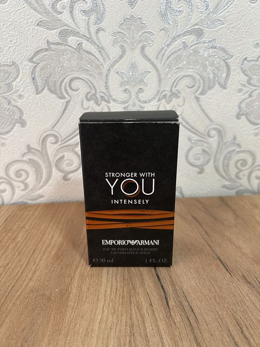 Оригинал Armani Stronger with you Intensely
