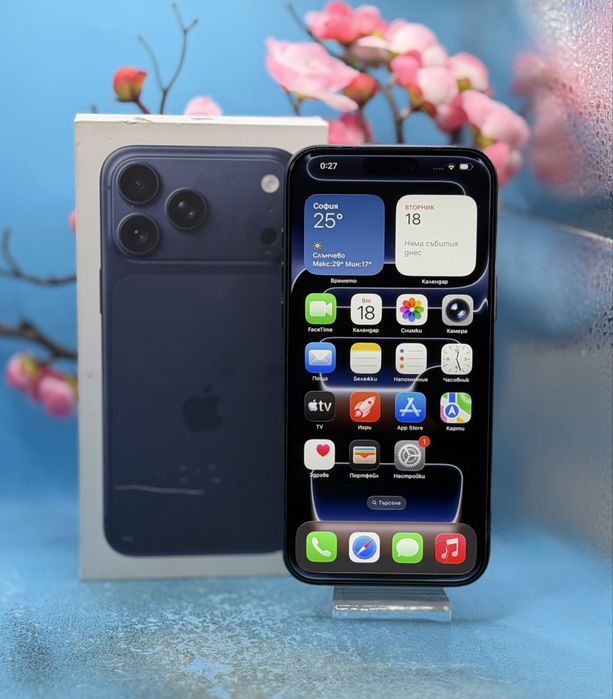 ГАРАНЦИОНЕН!!! APPLE iPHONE 17 Pro Max, 256GB, 5G, Deep Blue