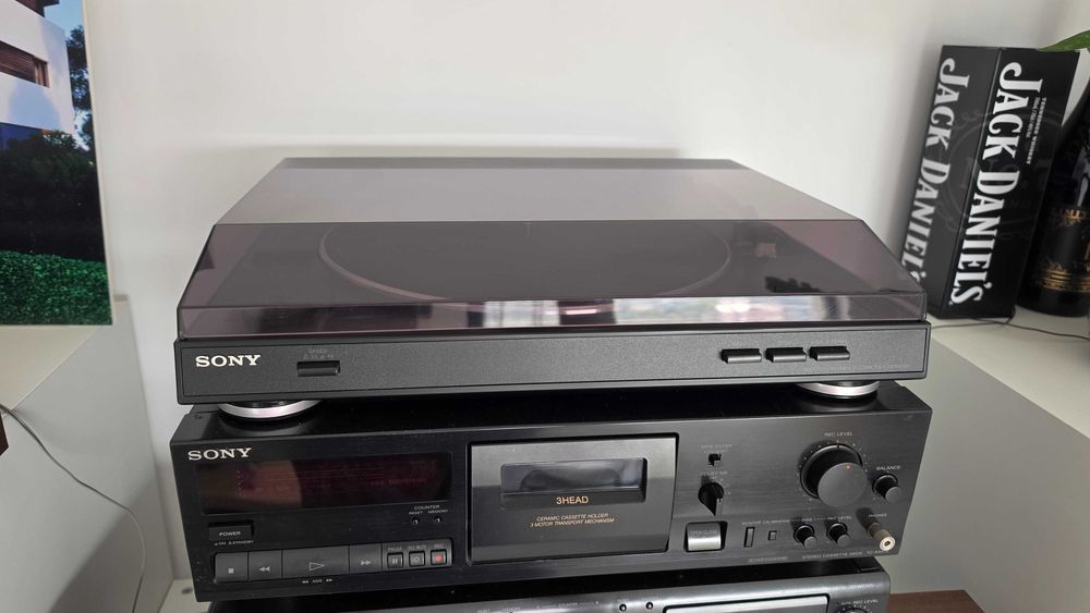 Vand linie SONY: Reciever STR-DG510, Dublu Deck TC-WE505, Pick-up PS-LX300 USB, boxe 5.0 SONY SS-FCR4000