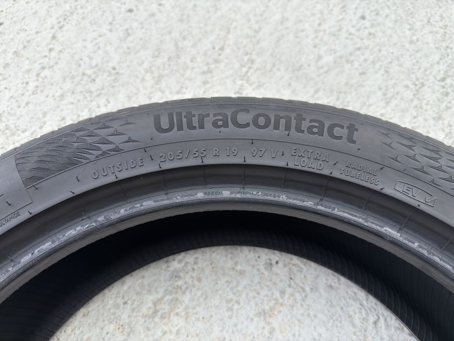 Set 2 anvelope Continental 205 55 19 an 2024 - 4,6/4,7 mm