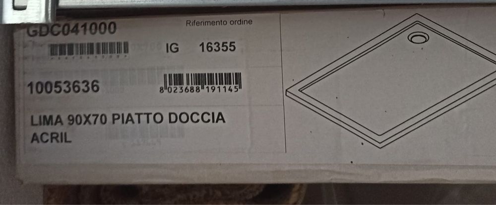 Vand cabina dus + cadita