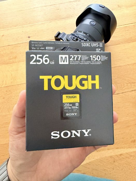 Card de memorie Sony - Tough M-Series, 256GB, SDXC, UHS-II U3, negru