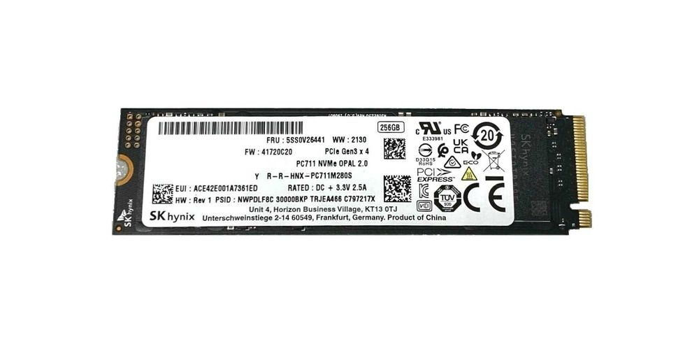 SSD Samsung / WD / Hynix / MICRON 256GB NVMe PCIe M.2 2242 , 2280