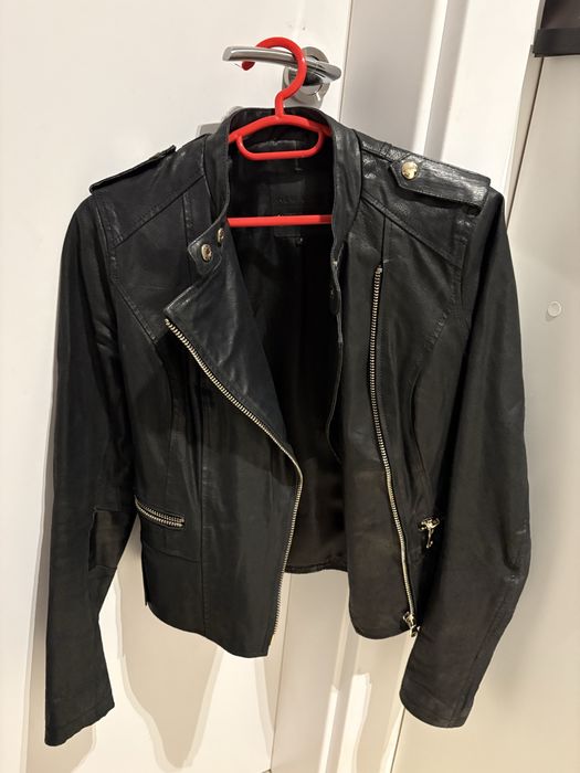 Geaca piele naturala New Look Asos