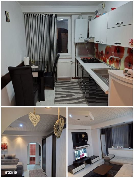 2 camere Craiovei , centrală / mobilat / utilat , preț NEGOCIABIL