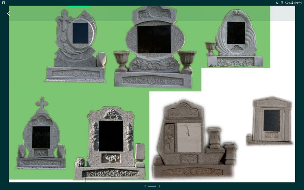 Vând matrițe pentru monumente funerare, postamente şi cadre.