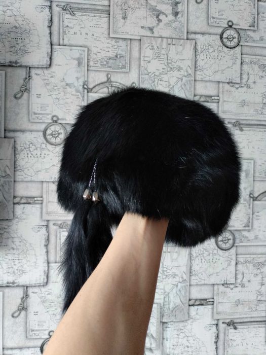 Женская песцовая шапка