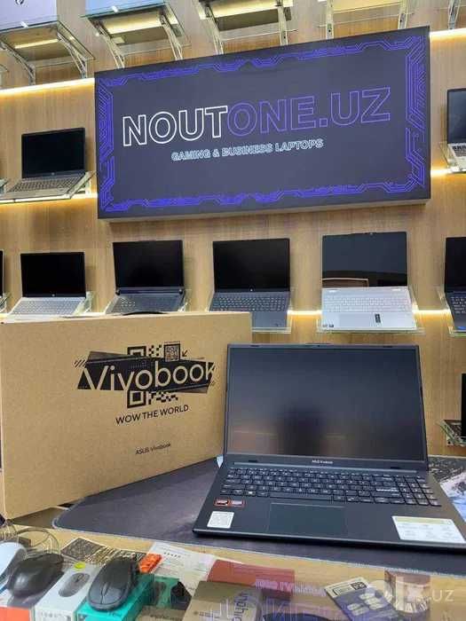 Noutbuk Asus Vivobook Ryzen 5 40 8/512GB 15.6" IPS Full HD
