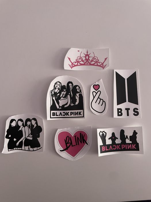 Стикери на kpop групи - BTS, Blackpink (принтиране по заявка)