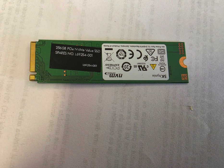 SSD Hynix NVMe 256GB  BC511 OEM HP