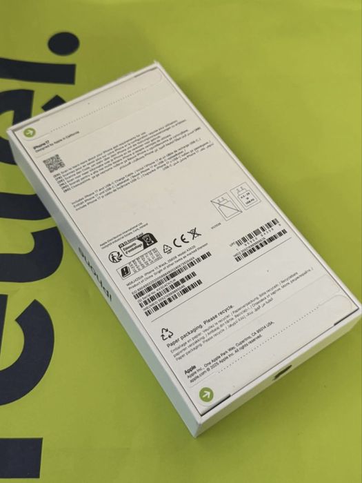ЗАПЕЧАТАН 256GB iPhone 17 Yettel Гаранция 2029г. Black | Черен