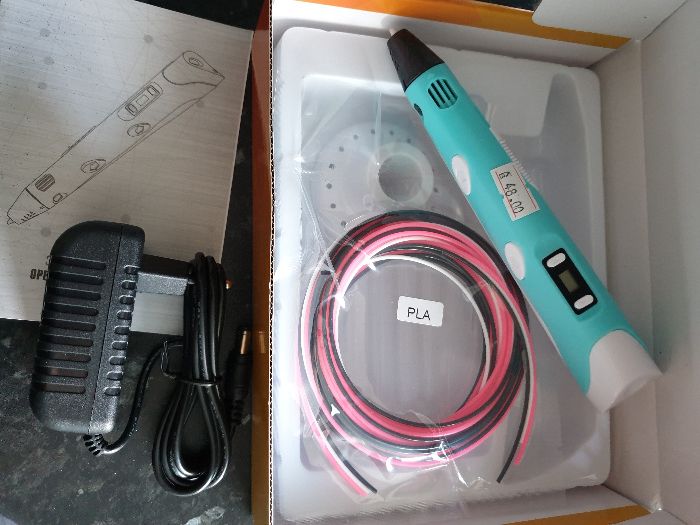 Намал. от48лв-Химикалка 3D, Писалка 3 д за пространствени рисуване