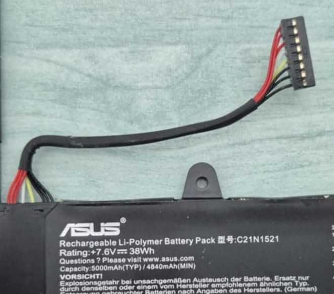Baterie Asus C21N1521 Originala 38Wh 7,6 v - 5000nAh 4840mAh (min)