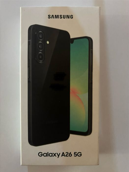 Samsung Galaxy A26, Dual SIM, 6GB RAM, 128GB, 5G, Black