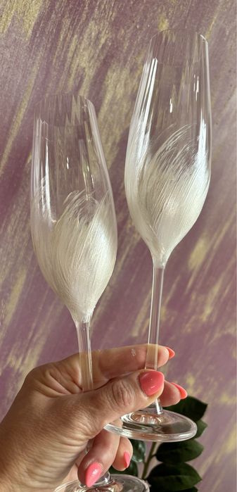 РАЗПРОДАЖБА!!! Рисувани сватбени ритуални чаши