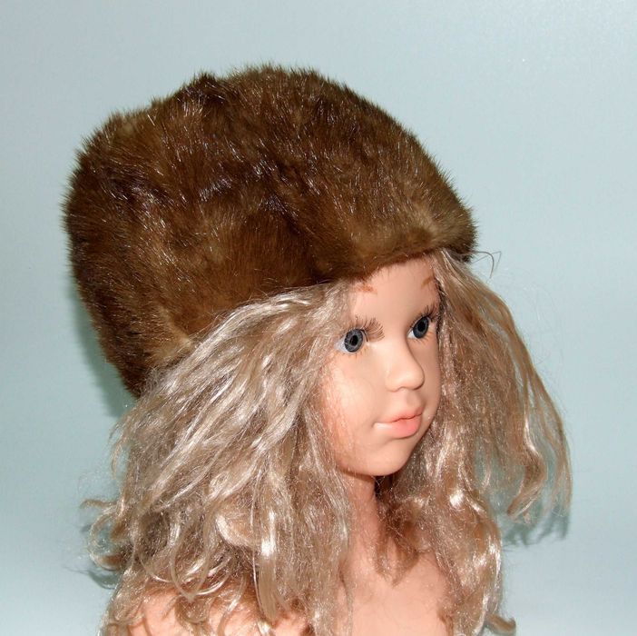 Caciula dama, blana naturala nurca, mas. 54, Made in Germany, NOUA