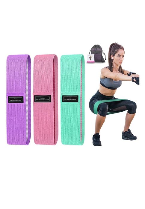 Фитнес резинки тканевые 3шт.