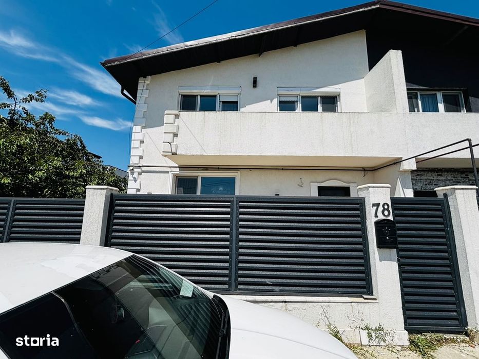 Casă 3 camere, 2 etaje, curte împrejmuită