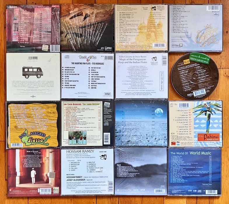 Lot CD muzica traditionala Spania, Franta, Irlanda, Africa,America Sud