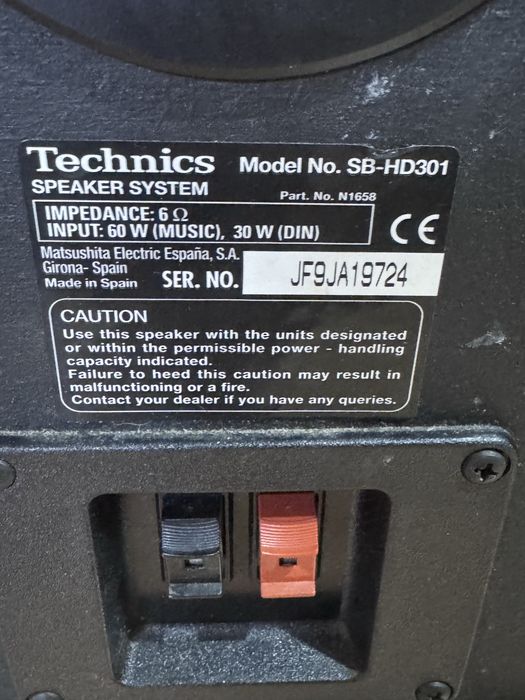 Sistem audio amplificator cu cd DENON si boxe TECHNICS