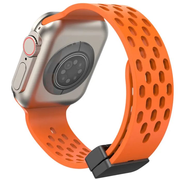 Curea HUSA Cablu Magnetica Air Silicon Compatibila Ceas Apple Watch