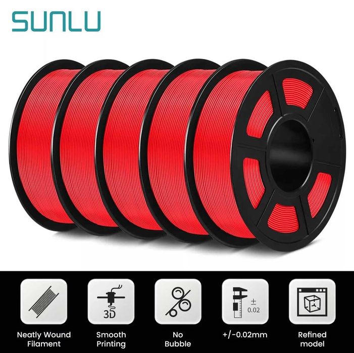 Filament Abs, Petg PLA+ SUNLU 1,75 mm