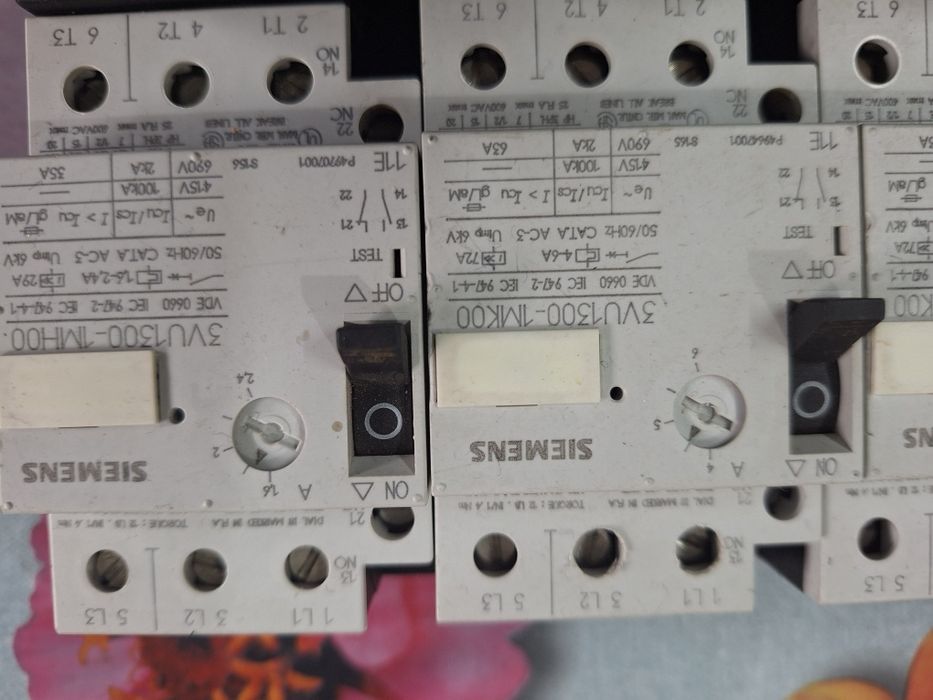 Contactori Siemens cu disjunctor
