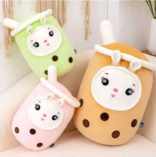 Плюшена играчка Възглавница Бабъл шейк Boba Tea Bubble Tea Cup