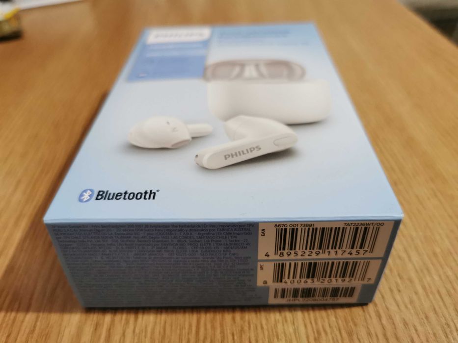 Căști Wireless Philips TAT2236WT/00, bluetooth