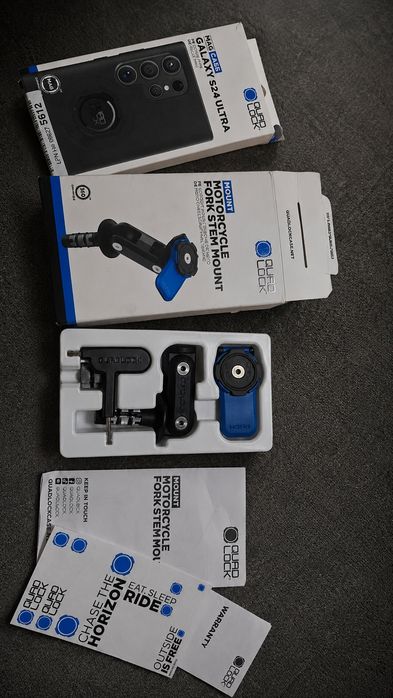 QUAD LOCK Samsung s 24 Ultra Case + Motorcycle Mount