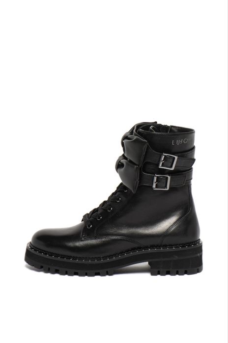 Liu jo  кожени боти  с капси