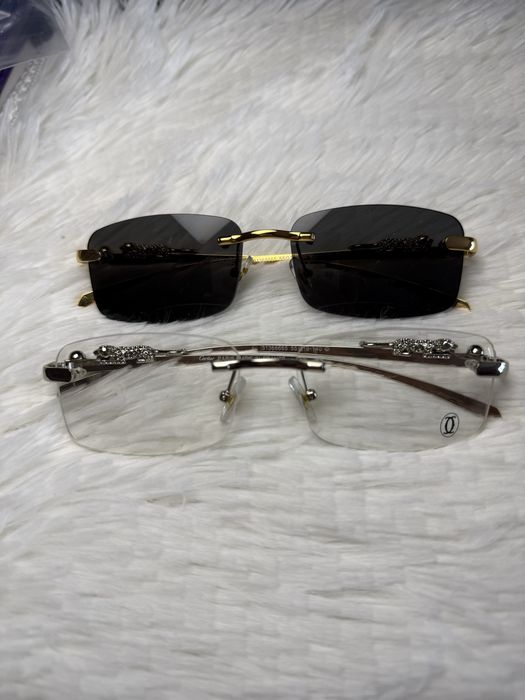 Cartier panther rimless sunglasses/слънчеви очила