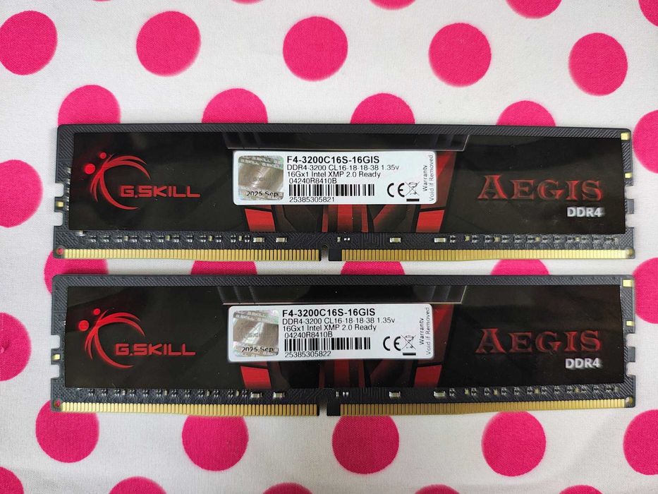 Kit Memorie Ram G.Skill Aegis 32 GB (2x16) DDR4 3200MHz.