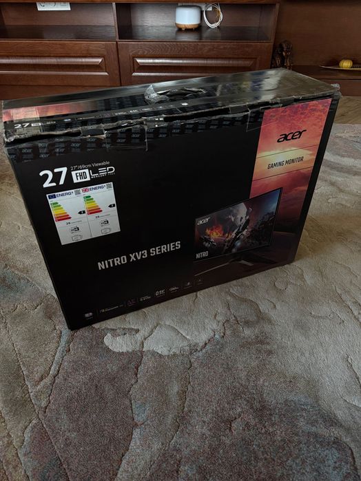 Acer Nitro XV3 27” 240 hz FHD LED гейминг монитор – нов, неразпечатан