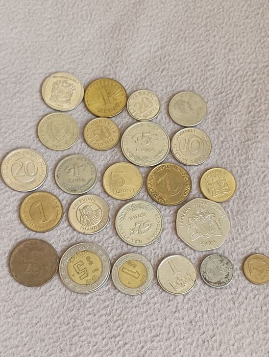 Монети с животни,птици,риби и др