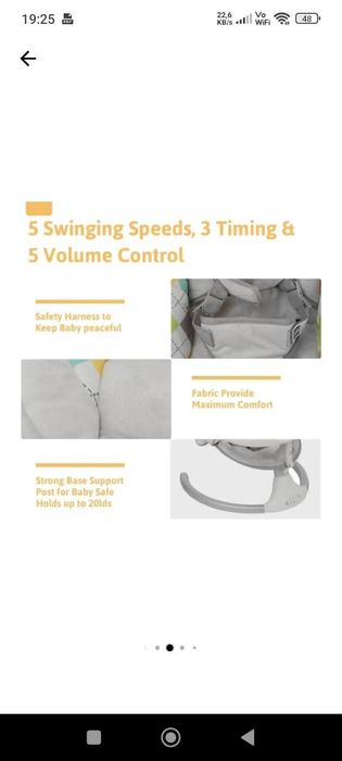 Se vinde!!!Leagan electric EvoSmart

Leagan Electric EvoSmart BB06, M