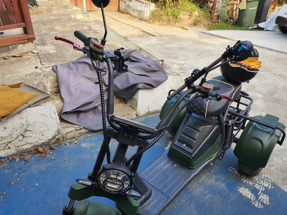 Triciclu citycoco roti groase