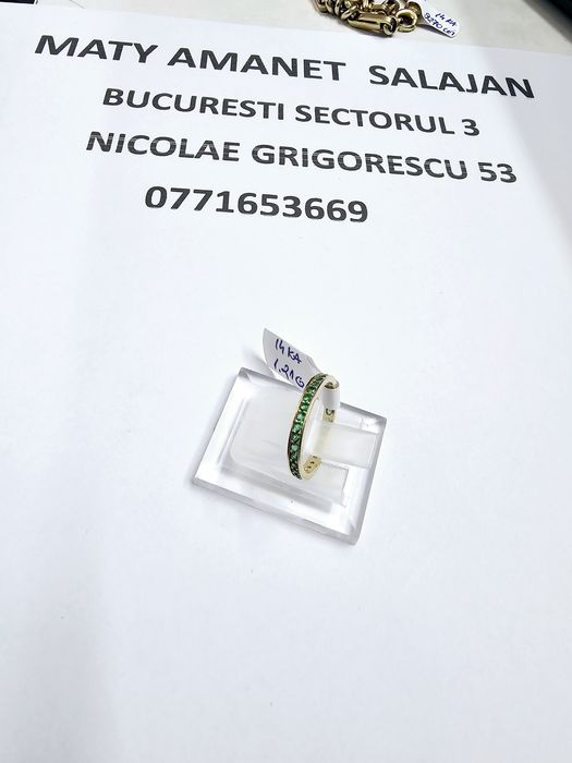 Vand inel dama din aur 14 k 1.21 g cod 306