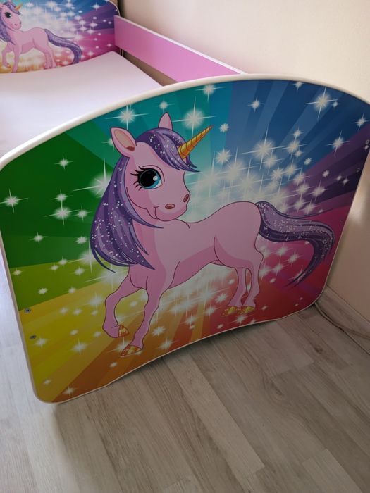 Pat copil fata unicorn 2-8 ani